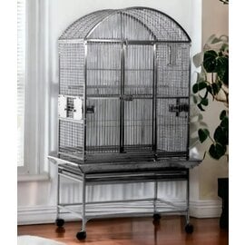 A&E CAGE COMPANY A&E Stainless Steel Cage 32 x 23x 63 in. Dometop Cage 5/8 in. Bar Space, 9A-3223