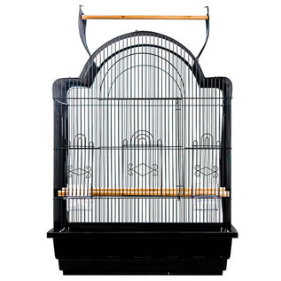 A&E CAGE COMPANY A&E Victorian Open Top Cage - Black (25"x21"x30" - boxed)