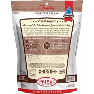 PRIMAL Primal Freeze Dried Raw Dog Food Nuggets, Pork, Complete & Balanced Meal Premium,  Grain Free, High Protein, 14 oz