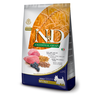 FARMINA FARMINA DOG ANCESTRAL GRAIN MINI LAMB BLUEBERRY 15.4LB