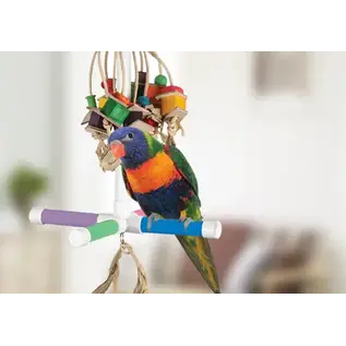 HAGEN Hari Active Play - 4-Way Perch Swing & Toy