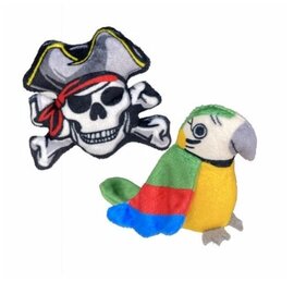 Margaritaville® Pirate Skull and Parrot 2pk Cat Toy