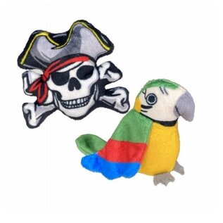 Margaritaville® Pirate Skull and Parrot 2pk Cat Toy
