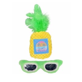 Margaritaville® Pineapple and Sunglasses 2pk Cat Toy