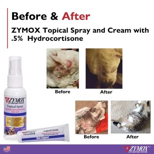 Zymox Topical Spray w/ .5% hydrocortisone - 2 oz. bottle