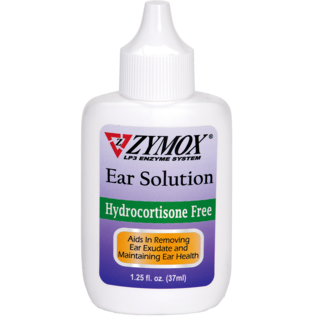 Zymox Ear Solution without Hydrocortisone 1.25oz