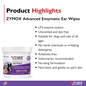 Zymox Advanced Enzymatic Ear Wipes 100ct
