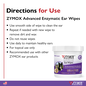 Zymox Advanced Enzymatic Ear Wipes 100ct