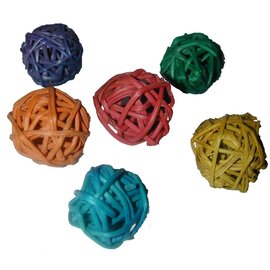 SUPER BIRD CREATIONS SUPERBIRD DYED MUNCH BALLS - 4 CM -SB-1069 Each