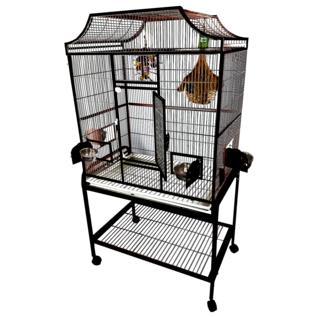 A&E CAGE COMPANY MA3221FL Black - 32''x21''x61'' Elegant Flight Cage