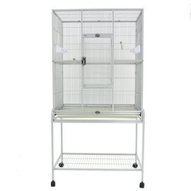 A&E CAGE COMPANY A&E Flight Cage w Stand Platinum 31x20in