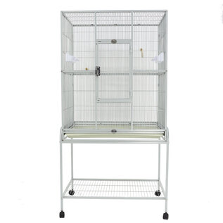 A&E CAGE COMPANY A&E Flight Cage w Stand Platinum 31x20in