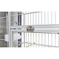 A&E CAGE COMPANY A&E Flight Cage w Stand Platinum 31x20in