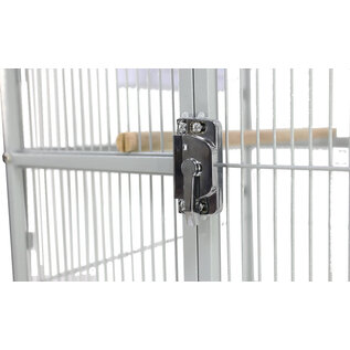 A&E CAGE COMPANY A&E Flight Cage w Stand Platinum 31x20in
