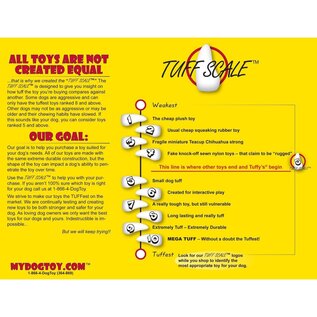 TUFFY Junior Penguin - Squeakers Interactive Play (Tug, Toss & Fetch).