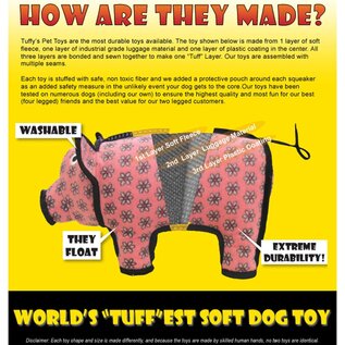 TUFFY Junior Toucan - Squeakers Interactive Play (Tug, Toss & Fetch).