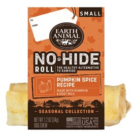EARTH ANIMAL Earth Animal No-Hide® Seasonal Collection Pumpkin Spice Rolls Small