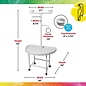 CAITEC ELEVATED PLAY TOWER - SMALL - D BASE GRAY - D Base 53" x 28"x 19