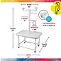 CAITEC ELEVATED PLAY TOWER - MEDIUM - GRAY -55" x 32"x 23"
