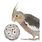 JUNGLE JUNCTION Sola Atta Ball 3.2"Natural Chewable Bird Toy Each