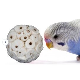 JUNGLE JUNCTION Sola Atta Ball 2.4"Natural Chewable Bird Toy Each
