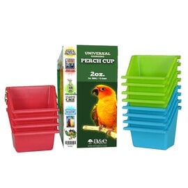 A&E CAGE COMPANY A & E Cages Universal Food and Water Cup ea.  2 oz assorted colors