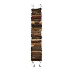 A & E Cages Natural Wooden Bendable Ladder/Bridge Small