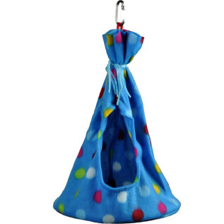 A&E CAGE COMPANY A & E Cages Happy Beaks Fleece Teepee Bird Toy Medium