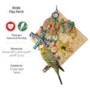 Smart.Play Birdie Play Perch, Enrichment Parrot Toy for Small Birds