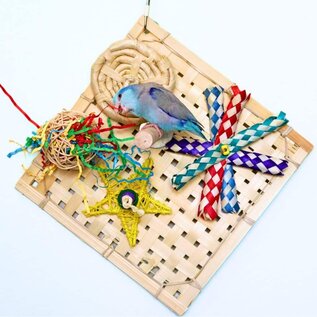 Smart.Play Birdie Play Perch, Enrichment Parrot Toy for Small Birds