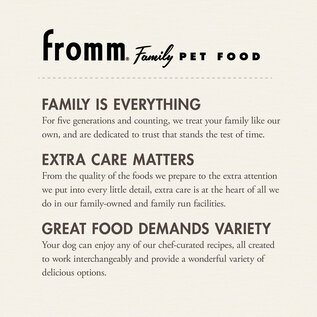 FROMM FROMM DOG 4STAR HIGHLANDER BEEF,OATS, & BARLEY RECIPE 4LB.