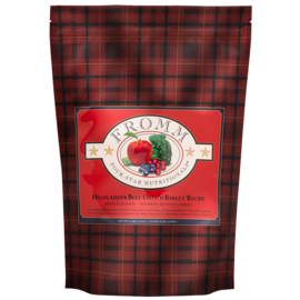 FROMM FROMM DOG 4STAR HIGHLANDER BEEF,OATS, & BARLEY RECIPE 4LB.