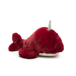 HUGGLE HOUNDS Noel Narwhal Knottie® Plush Dog Toy