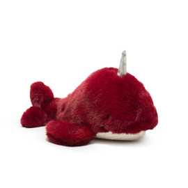 HUGGLE HOUNDS HuggleHounds® Noel Narwhal Knottie® Plush Dog Toy Large 10"