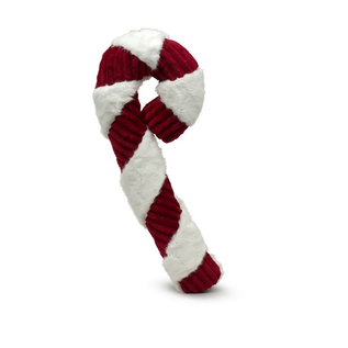 HUGGLE HOUNDS HuggleHounds® Candy Cane Plush Dog Toy Large 13"