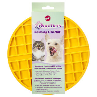 ETHICAL PRODUCTS Spot Soothers Lick Mat Dog/Cat Belgian Waffle 7.5 in