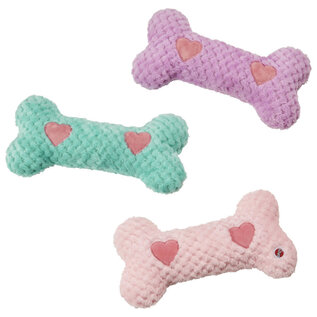 ETHICAL PRODUCTS Spot Soothers Warm Hug Bone Dog Toy Assorted Colors 12 in