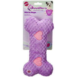 ETHICAL PRODUCTS Spot Soothers Warm Hug Bone Dog Toy Assorted Colors 12 in