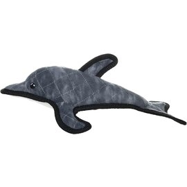 VIP TUFFY'S TUFFY DOLPHIN DURABLE SQUEAKY SOFT DOG TOY