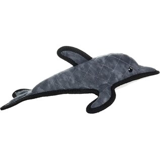 VIP TUFFY'S TUFFY DOLPHIN DURABLE SQUEAKY SOFT DOG TOY