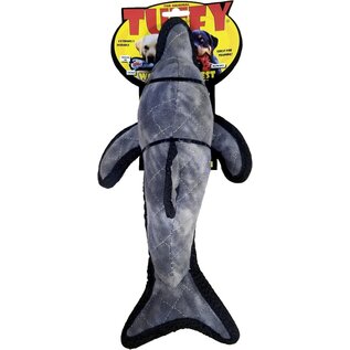 VIP TUFFY'S TUFFY DOLPHIN DURABLE SQUEAKY SOFT DOG TOY