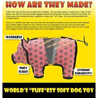 VIP TUFFY'S TUFFY JR BARN YARD DUCK DURABLE SOFT DOG TOY