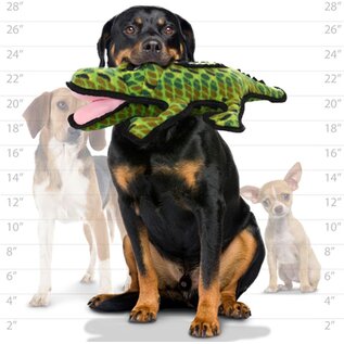 VIP TUFFY'S TUFFY ALLIGATOR DURABLE SOFT DOG TOY