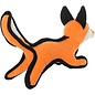 VIP TUFFY'S TUFFY JR ZOO FOX DURABLE SOFT DOG TOY