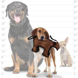 VIP TUFFY'S TUFFY JR BARN YARD BULL DURABLE SOFT DOG TOY