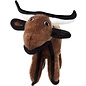 VIP TUFFY'S TUFFY JR BARN YARD BULL DURABLE SOFT DOG TOY
