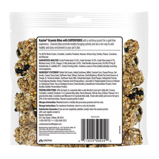 KAYTEE GRANOLA BITES WITH SUPERFOODS
