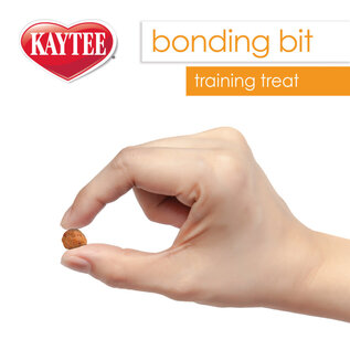 KAYTEE BONDING BITS PEANUT BUTTER FLAVORED TRAINING TREATS, 3-oz bag