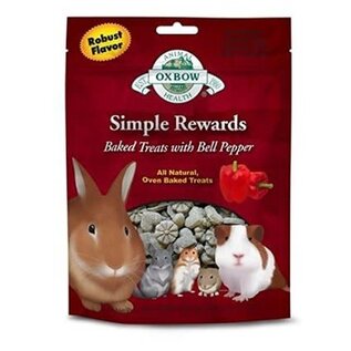 OXBOW Oxbow SMALL ANIMAL  Simple Rewards - Baked Treats with Bell Pepper 3oz