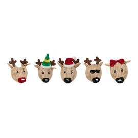 HUGGLE HOUNDS HUGGLEHOUNDS DOG HOLIDAY WEE BALL ASSORTED STYLES 4"
